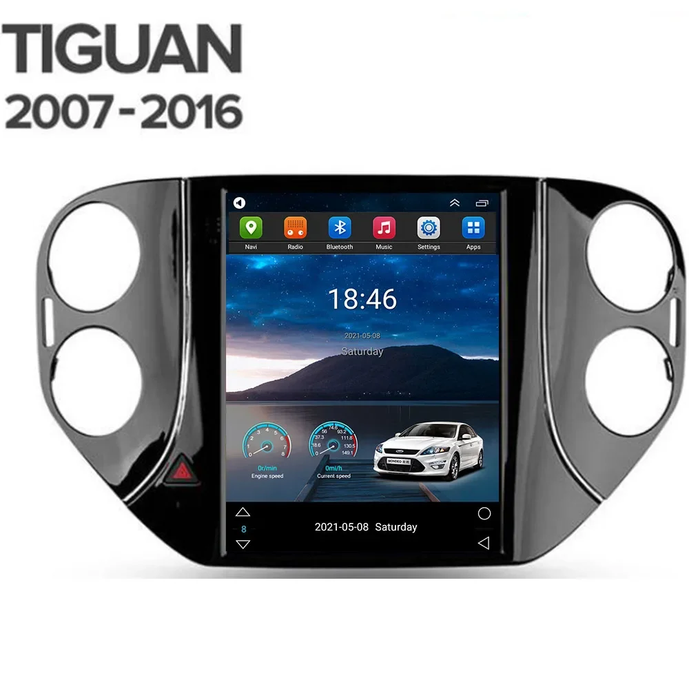 Autoradio Per Vw Volkswagen Tiguan 2010-2036 Android 13 Autoradio Tesla Multimedia Stereo Audio Player Navigazione Gps