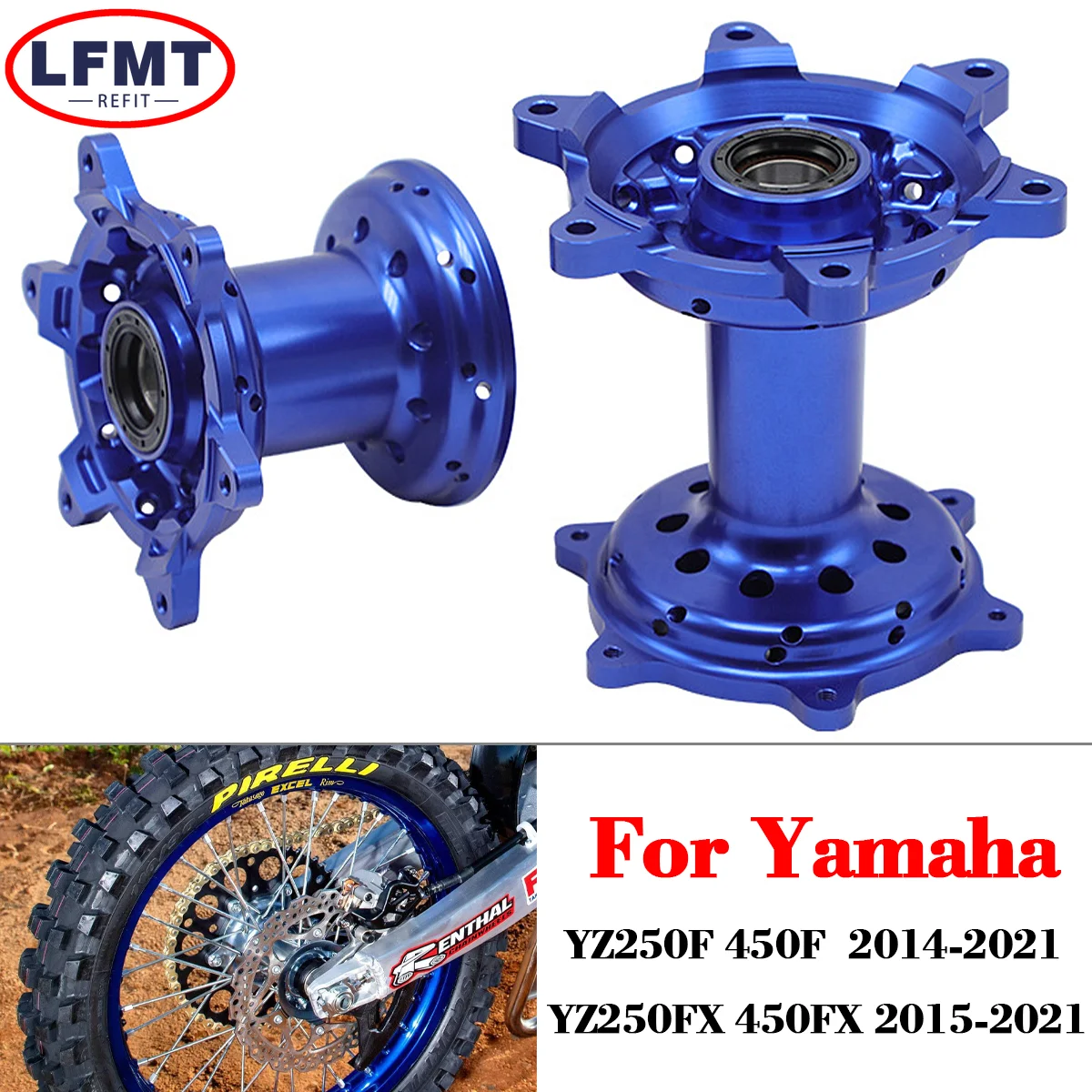 

Motorcycle CNC Front Rear Wheel Hub For Yamaha YZ250F YZ450F YZ250FX YZ450FX YZ-250F YZ-450F YZ-250FX YZ-450FX 2018-2020 2021
