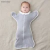 Newborn Baby Sleeping Bag Raised Hand Anti-shock Cotton Sleepsack Baby Swaddle Blanket  Anti Startle JumpItems Blanket Baby Item 3