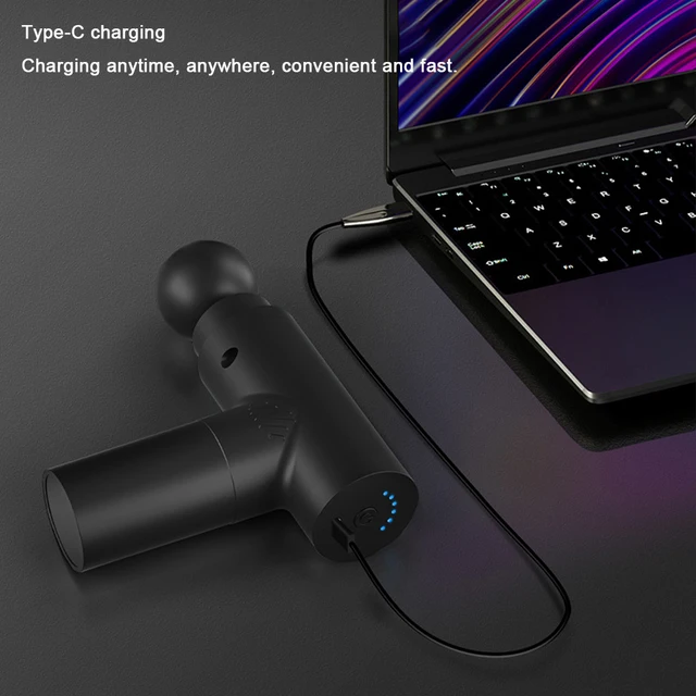 Mini Massage Gun with Multiple Adjustable Levels Portable Small Gun Electric Shock Muscle Massage Exercise and Fitness 5