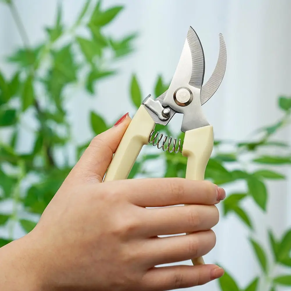 Stainless Steel Pruning Scissors Garden Shear Tool