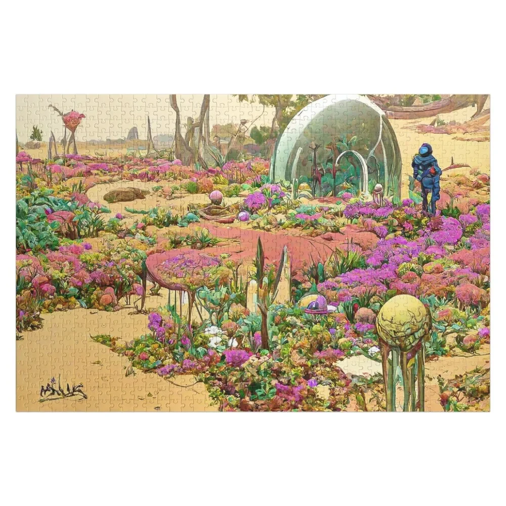 

Terraforming an Alien Planet Jigsaw Puzzle Custom Jigsaw Diorama Accessories Novel Toys For Children 2022 Custom Gift Puzzle