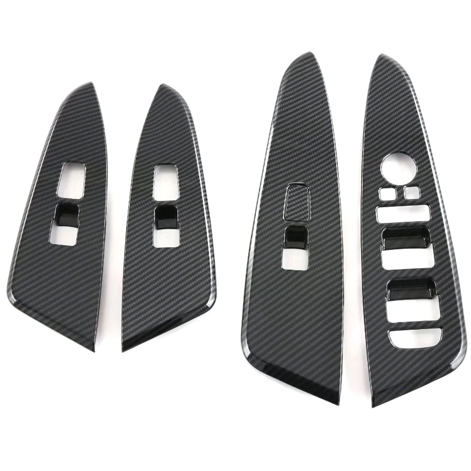 Kit Adesivi In Fibra Di Carbonio Per Console Centrale Kia Sportage Hybrid NQ5 (2022-2024) - 2 Pezzi, Solo Versione Ibrida