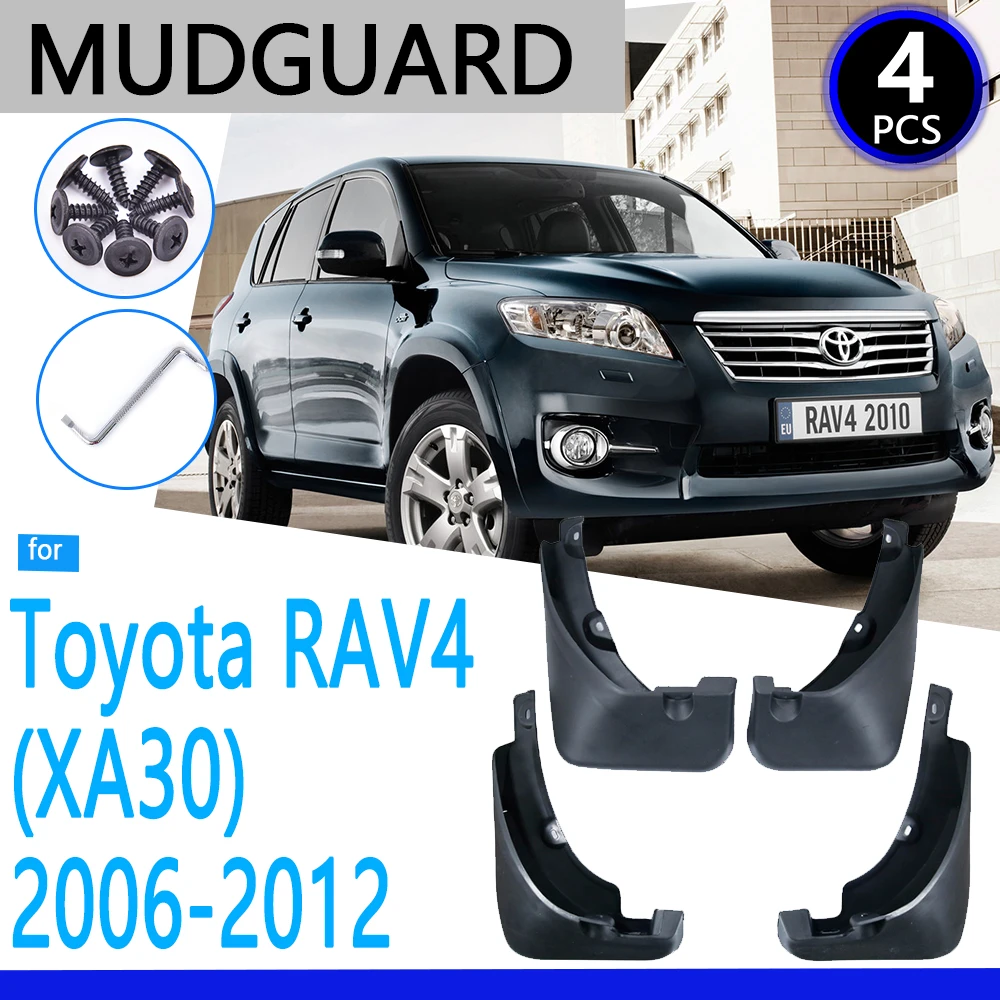 Guardabarros para RAV4 2006 ~ 2012 XA30 2007 2008 2009 2010 2011, accesorios de coche, piezas de repuesto para guardabarros|Guardabarros| - AliExpress