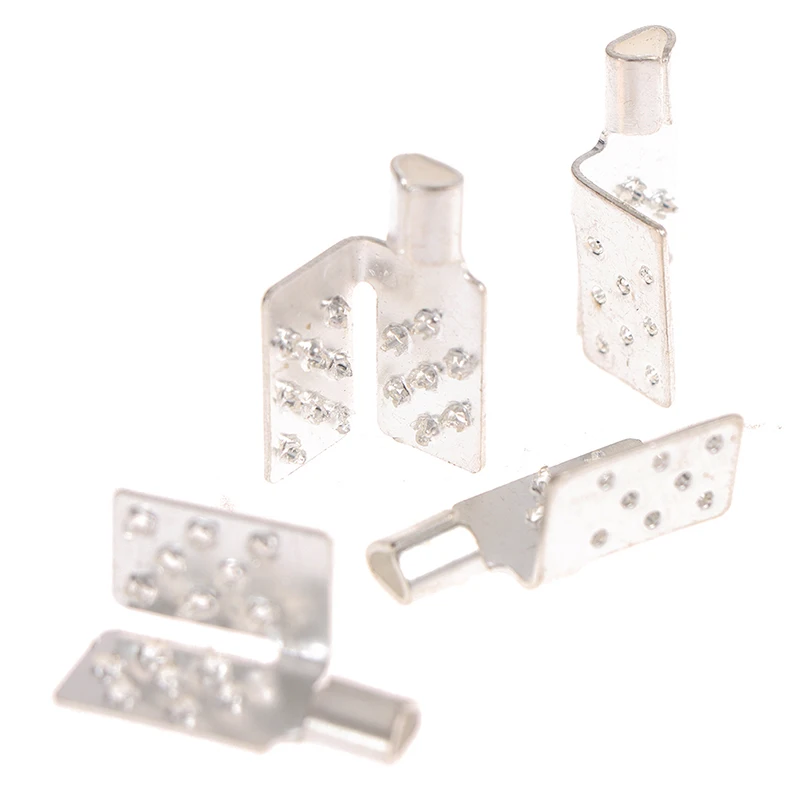 10pcs Underfloor Heating Film Clamps Special Silver Connectors Minco Heat Electric Floor Heating Film Clips Accessories electric underfloor heating