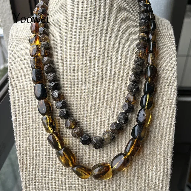 Collier en ambre naturel unisexe, nouveauté 2026, véritable ambre baltique artisanal 100% authentique, bijoux uniques, cadeau, vente en gros 1