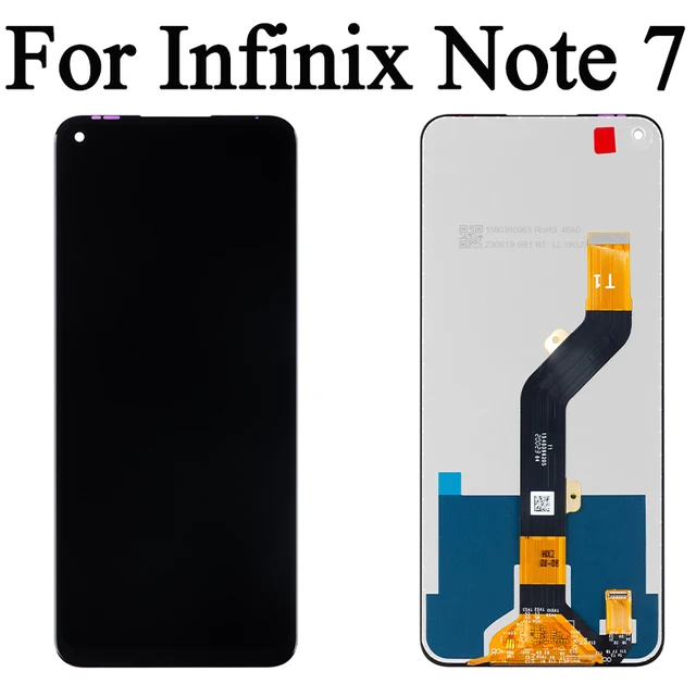 LCD Screen And Digitizer Assembly Part For Infinix Note Stylus X605