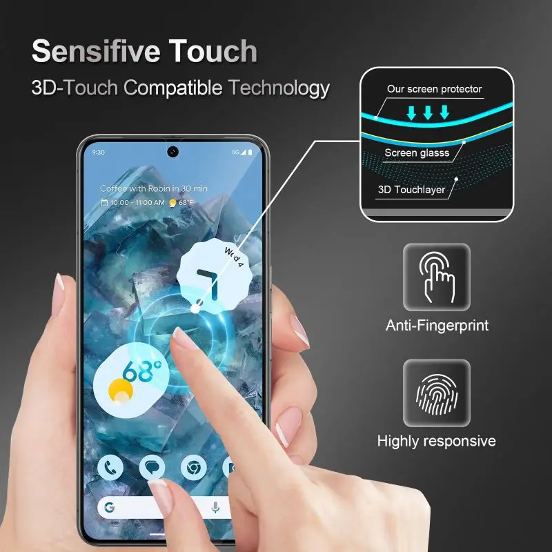 Premium 4-Pack HD Hydrogel Screen Protector Film