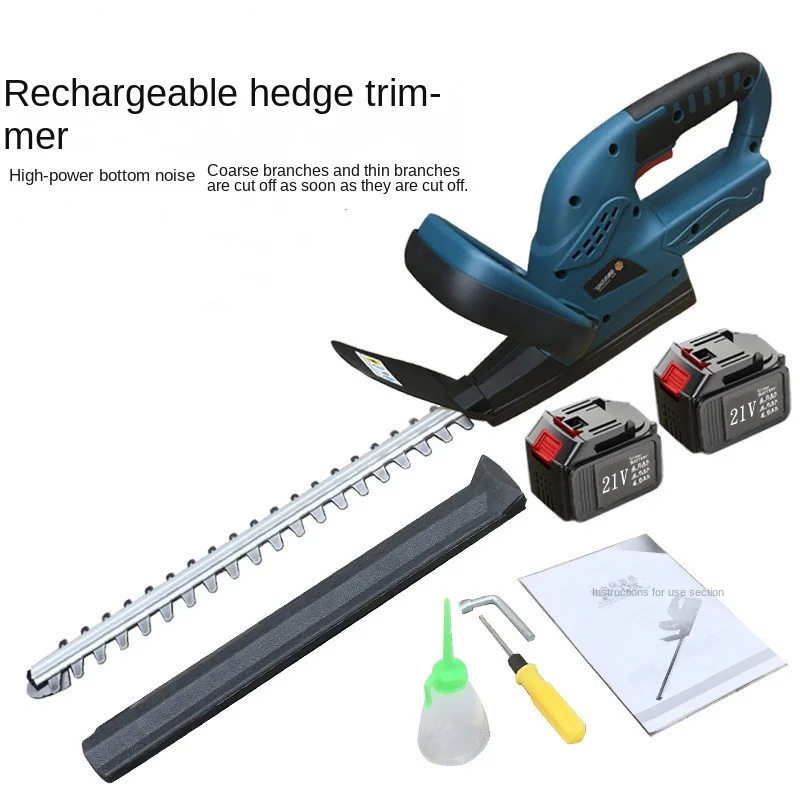 Lithium Battery Wireless Greening Tea Pruning Fence Garden Pruning Saw Electric Household Hedge Trimmer Makita Cortasetos 헤지 트리머 5