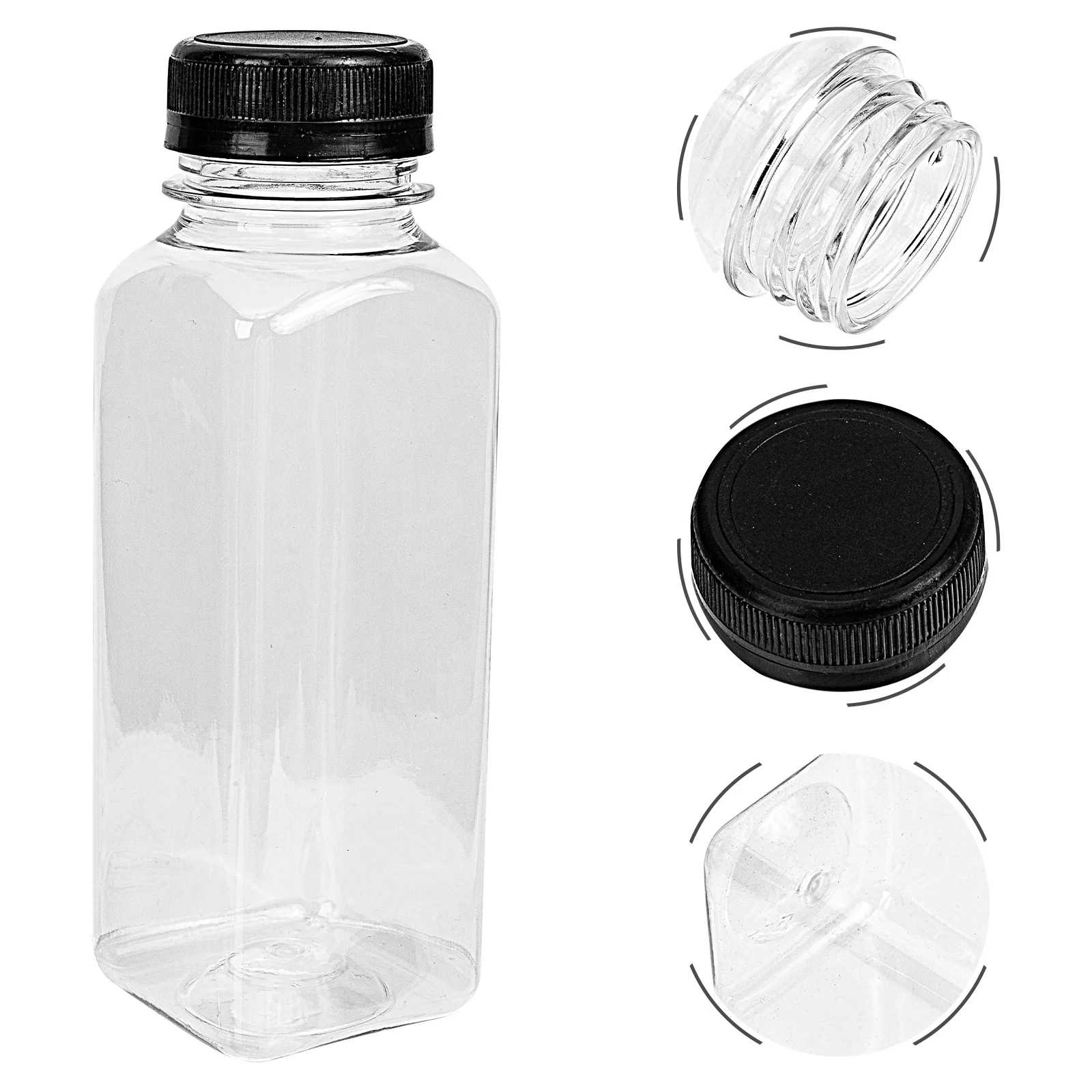 

Juices Bottle Clear Milk Bottles Beverage Storage Bottle Coffee Bottles Fresh Juice Bottle Drink Bottle Cold Empty Bottle