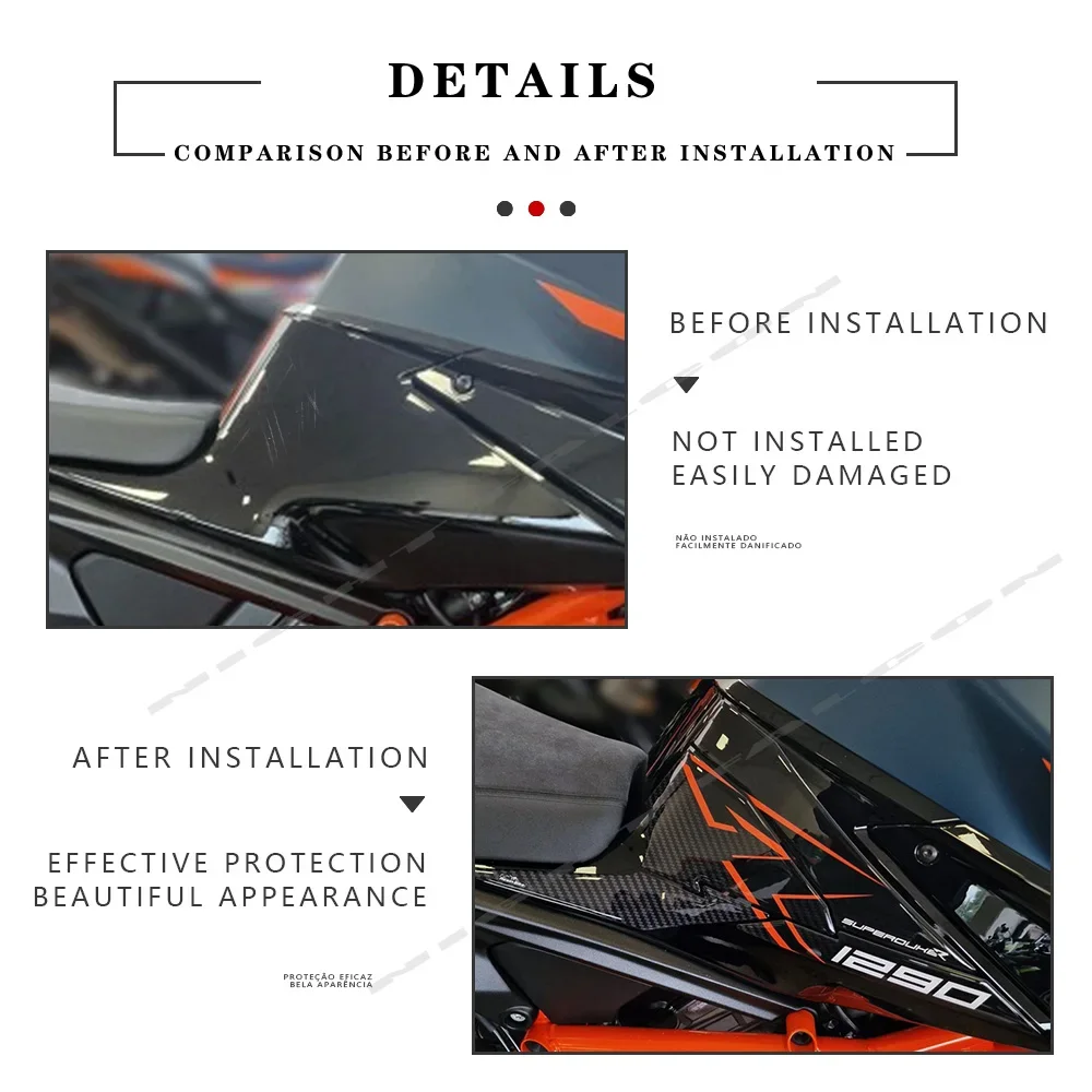Motorcycle Tank Pad Protector Cover 3D Sticker - Premium Accessory