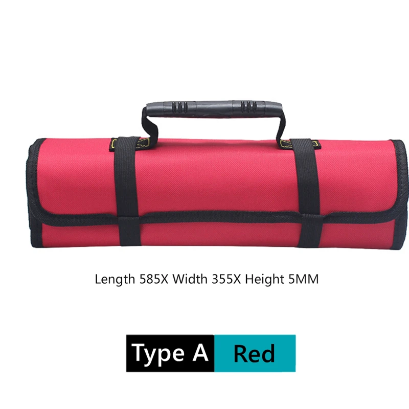 tool tote bag Toolkit Multifunction Oxford Cloth Folding Wrench Bag Tool Roll Storage Portable Case Organizer Holder Pocket Tools Pouch power tool bag Tool Storage Items