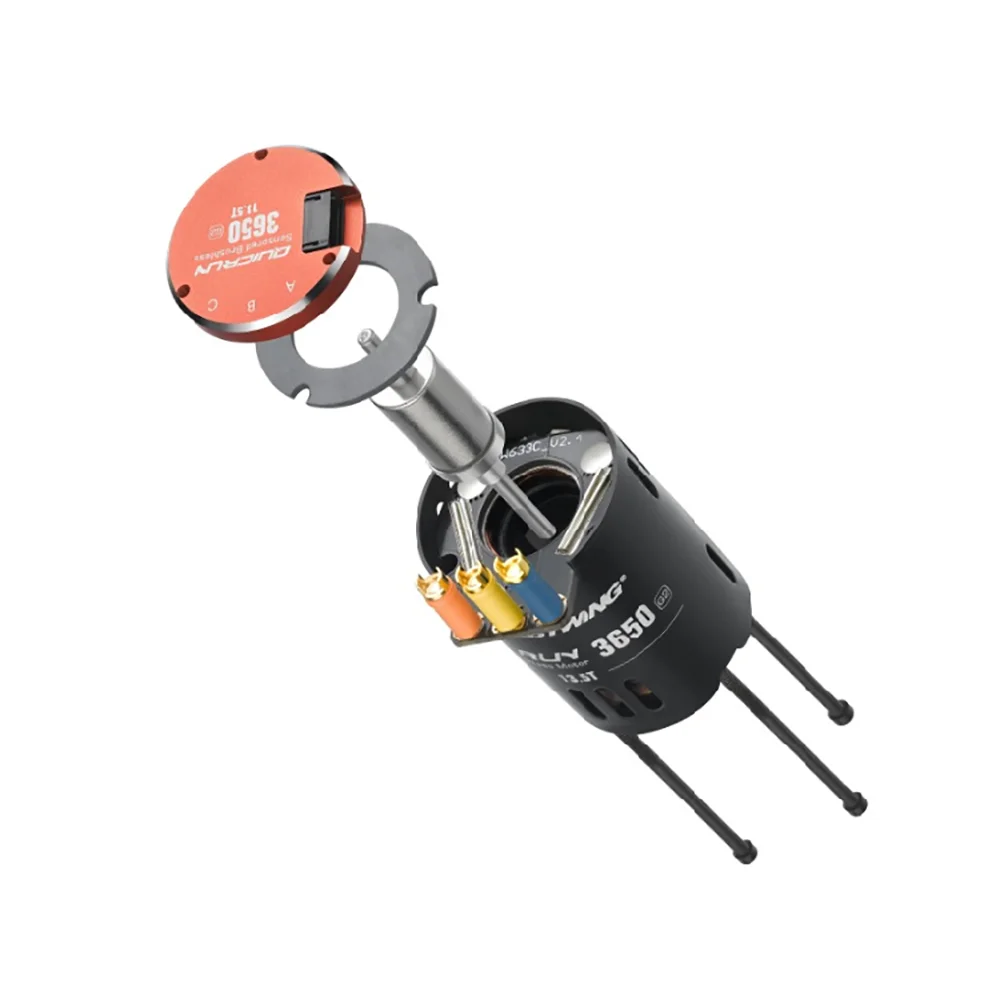 Hobbywing QuicRun 3650  귯ø , 귯ø ӵ Ʈѷ, ESC, LED α׷ ڽ, 1/10 RC ڵ, 10BL120 120A