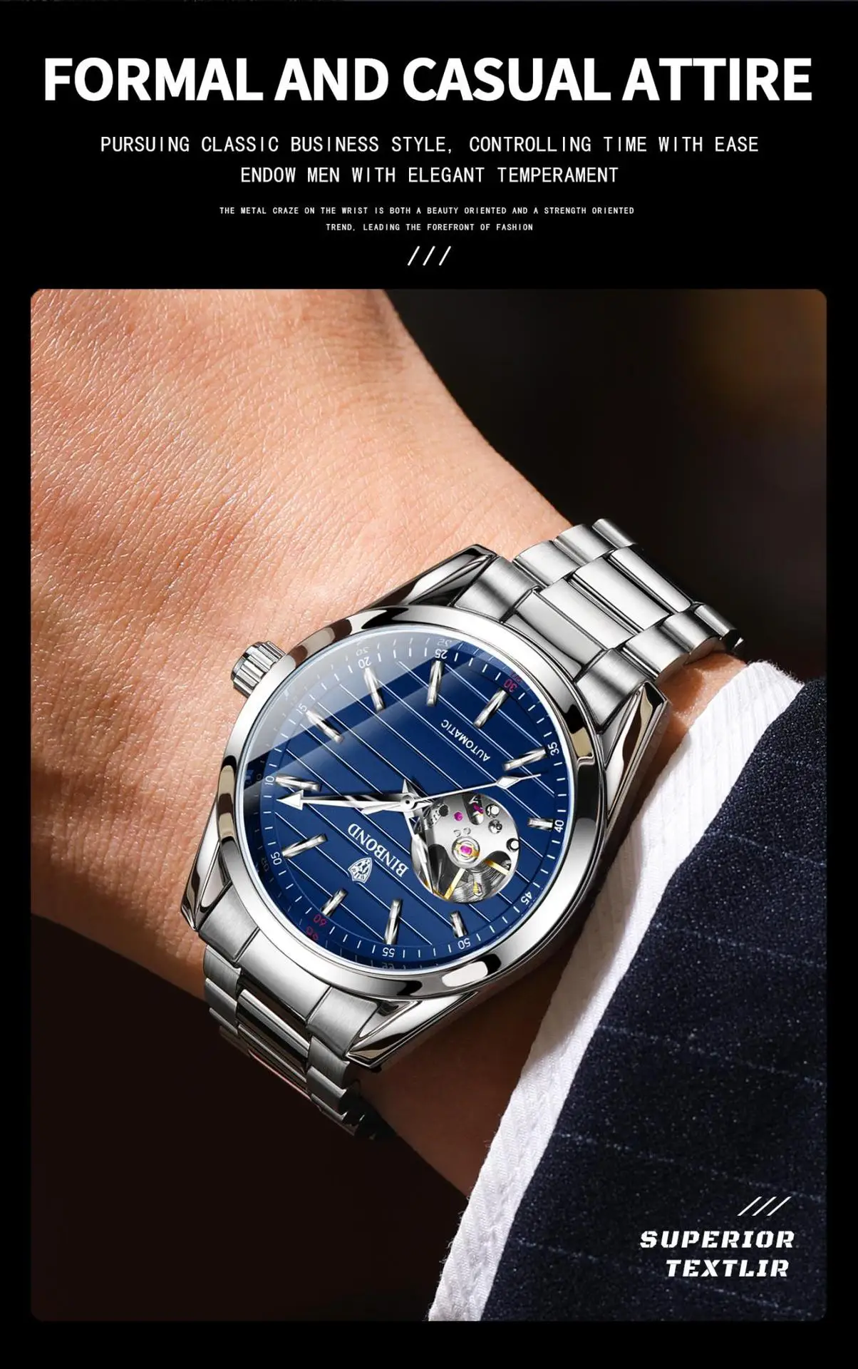 Authentic W00111 Men Watch description image 3