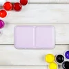 Empty Watercolor Palette, Metal Watercolor Tin with 14pcs Half Pans Paint Case with Lid Paint Box for Travel Gouache Painting 4