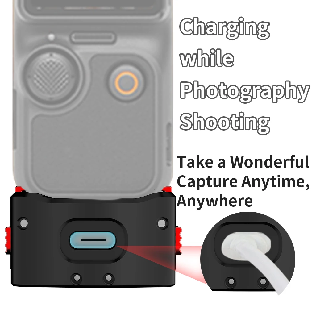 Für DJI OSMO POCKET 4 3 Tauchgehäuse 80M Wasserdichtes Gehäuse Kamerakäfig-Rahmen Gimbal-Ständer Halterung – Detail 6