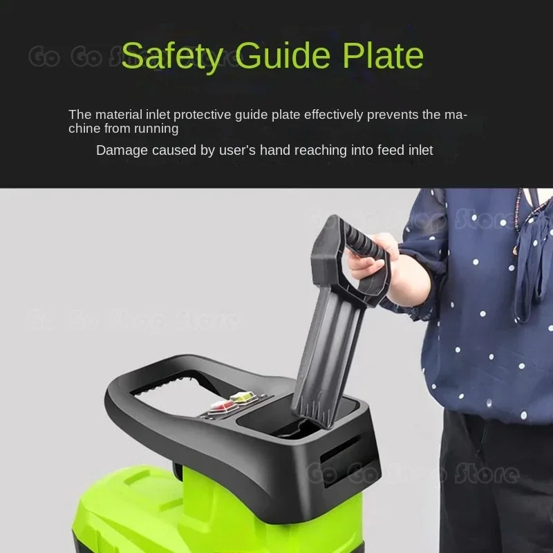 2800W Garden Use Desktop Electric Crusher High Power Electric Branch Crusher Electric Crusher Garden Tool 220V 4