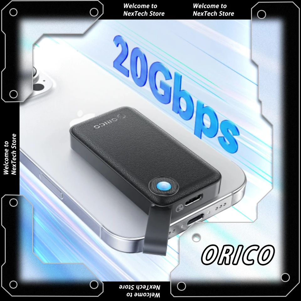 ORICO 2TB ポータブルSSD カスタム外付けSSD 最大2000MB/秒 USB 3.2