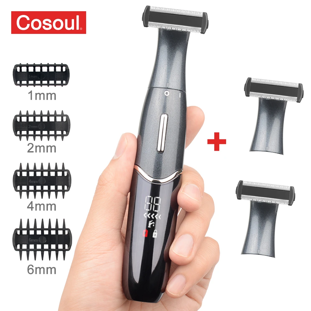 Body Hair Trimmer Groin Trimmer Armpit Hair Pubic Hair Bikini Chest Hair Trimmer Beard Grooming