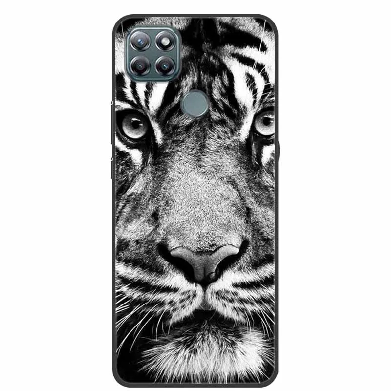 Lenovo K12 Pro Soft Silicone Wolf and Lion TPU Cartoon Phone Case - Lovely Design Protective Cover