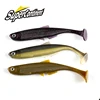 Supercontinent leanness ShadTeez T-tail 5cm/7.5cm/12cm Pike Zander Predator Fishing 3d eyes Soft lure Fishing lures 3
