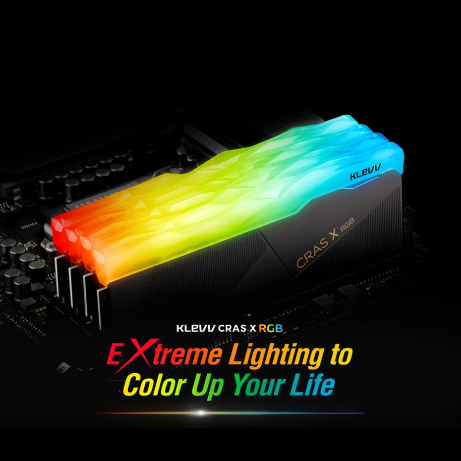KLEVV CRAS X RGB DDR4 Gaming memory 8GB 16GB 3200MHz 3600MHz Hynix