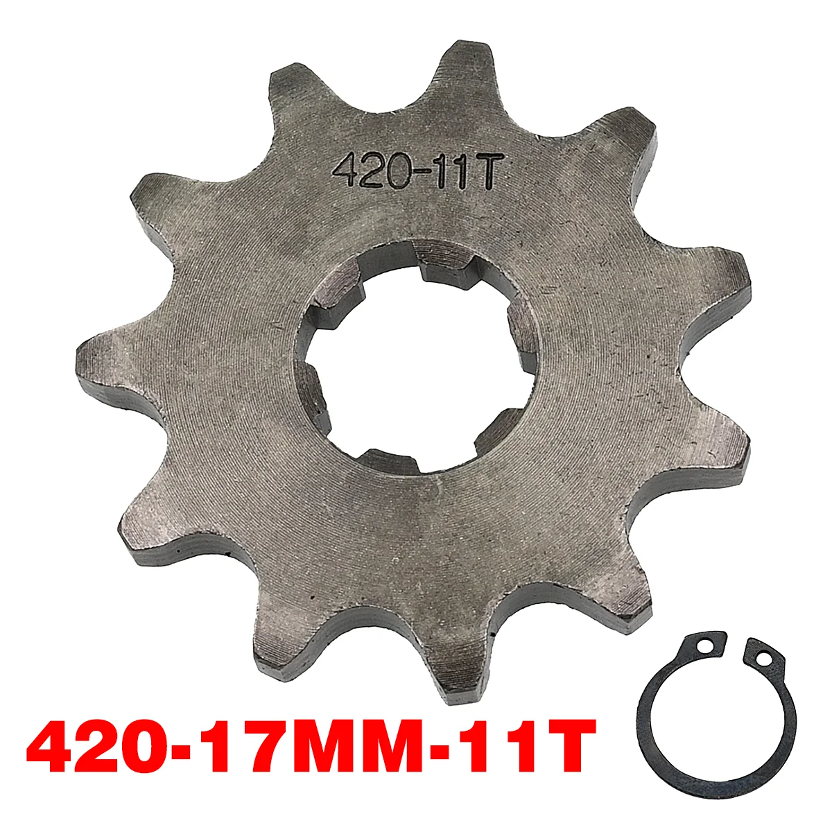 420 # 17mm 10 11 12 13 14 15 16 17 18 19T Zähne Vorne Motor Kettenrad Für Dirt Pit Monkey Dax Bike Go Kart ATV Quad Motorrad – Detail 5