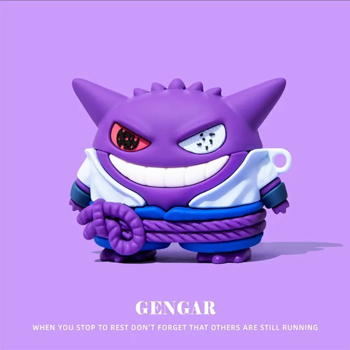 

NARUTO Pokemon Gengar Case For Airpods Pro 2nd Generation Case,Anime Silicone Earphone Case For Airpods 3 Case For Kids
