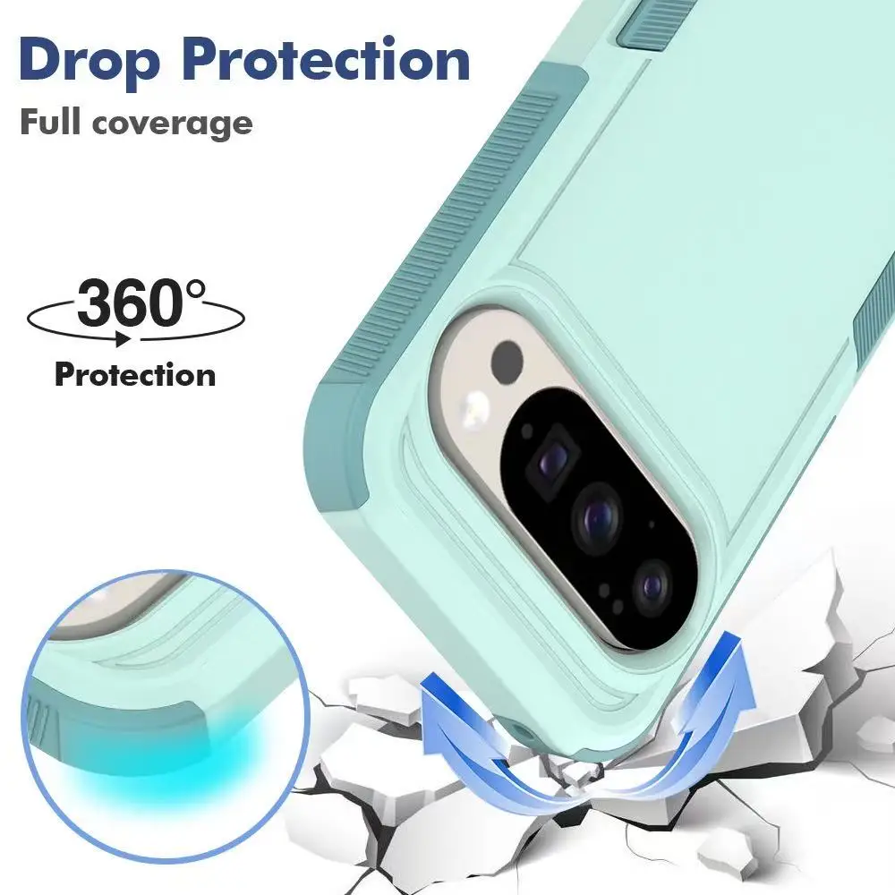 Dual-Layer Heavy Duty Shockproof & Dustproof Rugged Protective Case