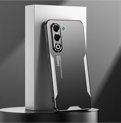 High - Quality Metal Aluminum Protective Case with Lens Guard and Anti - Fingerprint Finish for OPPO A5 5G (Silver)