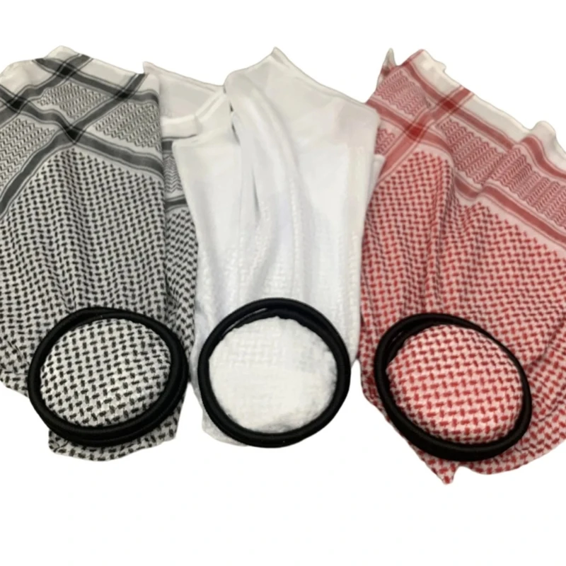 

New Keffiyeh Hat Headscarf, Versatile and Classical, Suitable for Daily Outfit Outdoor Activity Fashionable Scarf Shawl