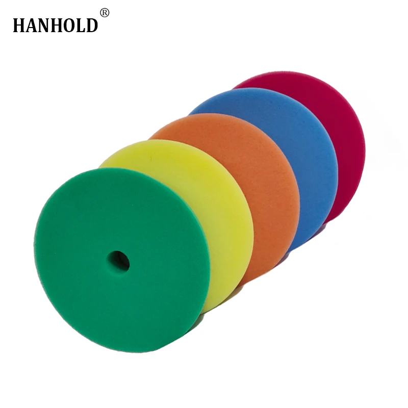 

Составные автомобильные полировальные колодки для 6-дюймового полировального станка, набор полировальных колодок для DA / RO Dual Action Car буфер для полировки-Выберите цвет