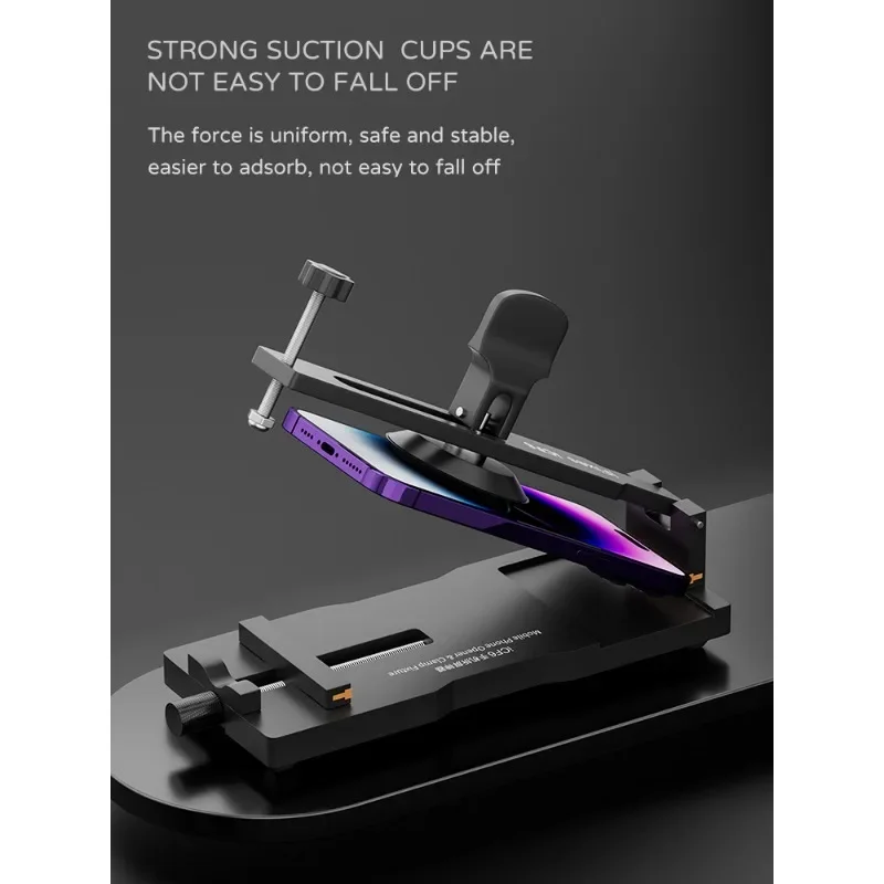 Ifixs ICF6 휴대폰 LCD 화면 분해 열기 도구, 아이폰 안드로이드 휴대폰용, LCD 화면 후면 커버 분리기 고정장치