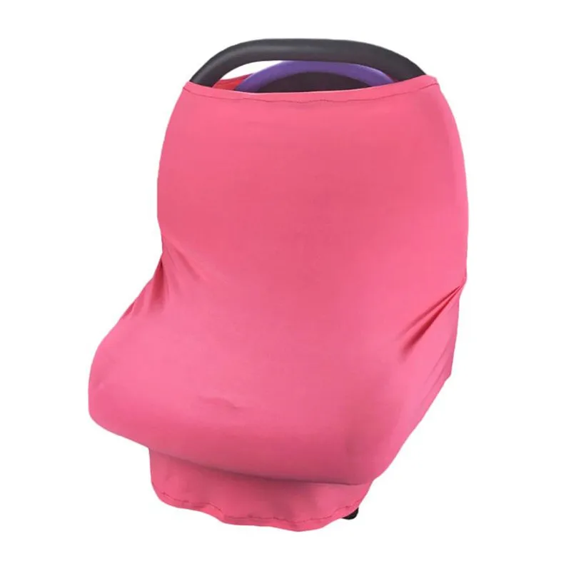 Baby Car Seat Cover Toddler Canpony Nursing Cover Multi-Use Stretehy Infinity Scarf Solid Breastfeeding Shipping Car Chair Cover