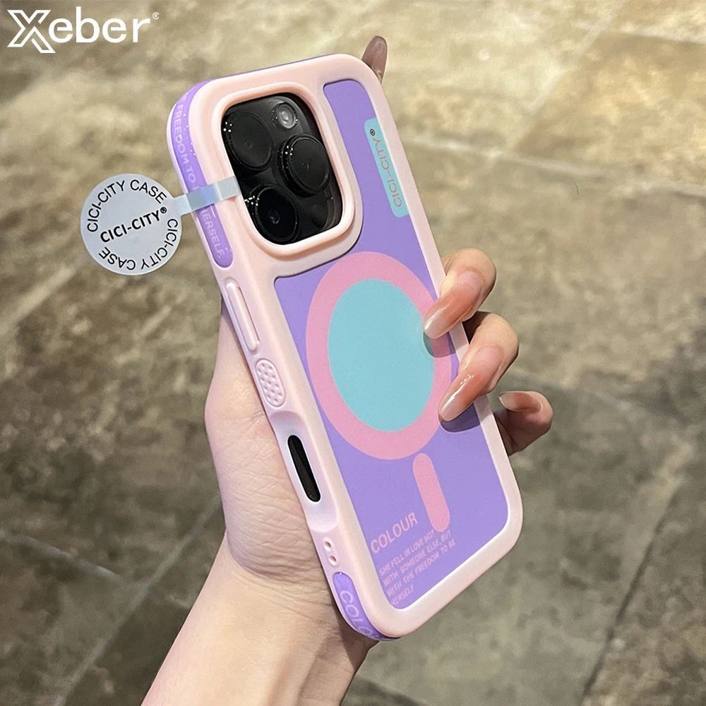 iPhone MagSafe Colorful Shockproof Case 1