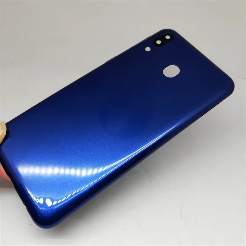 

New Battery Cover For Samsung Galaxy M20 Battery Back Cover Door Rear Cover With Camera Lens Glass+Side key