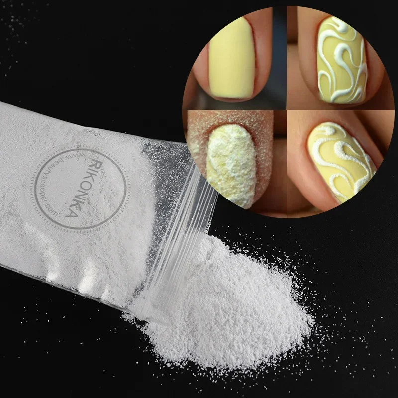 Nail Decoration 1 Box Shiny Iridescent Glitter Sugar Sand Powder for Nails 3D Acrylic Flowers Design White Black Sequins Nail Art Decoration