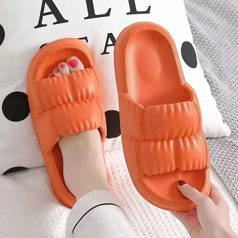 Γυναικεία παπούτσια για το σπίτι Παπούτσια παχιά πλατφόρμα Καλοκαιρινές σαγιονάρες παραλίας Γυναικεία EVA Soft Sole Flat παπούτσια Mute Αντιολισθητικά Σανδάλι παραλίας_voghion.com