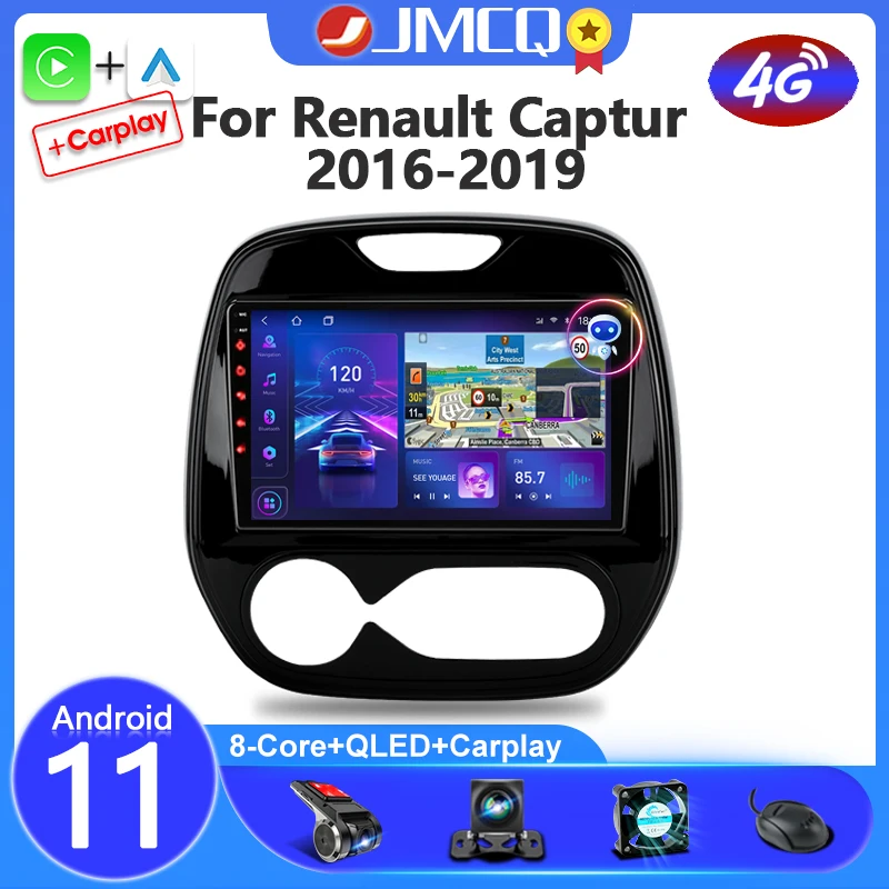 2 Din Android 11 Car Radio Multimedia Player For Renault Captur 2016