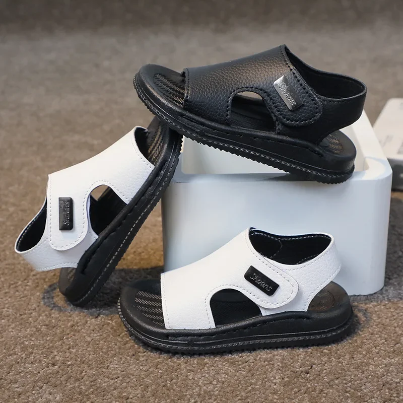 Children's Boys' Summer Sandals Middle and Small Children's Soft Sole Anti-slip Open Toe Beach Shoes baby shoes,kids shoes,children sandals,kids sandals,beach shoes