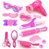 Kid Make Up Toys Pink Make Up Set Simulation Handbag Plastic Toys Children's Dressing Cosmetics Gifts for Girls 4