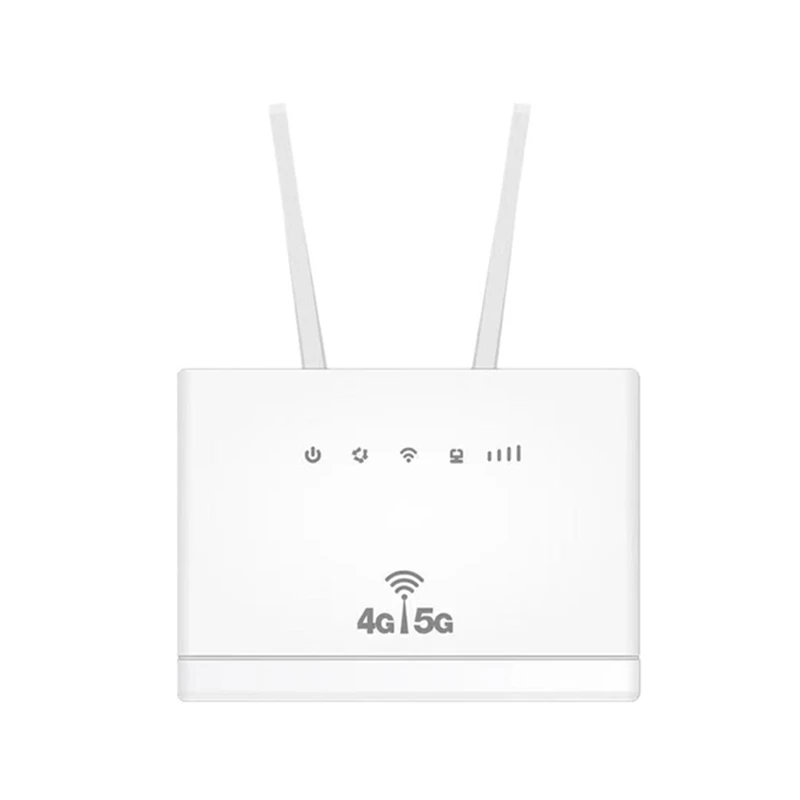 

1Set RJ45 LAN WAN External Antenna Wireless Hotspot With Sim Card Slot 4G SIM Card Router ABS US Plug