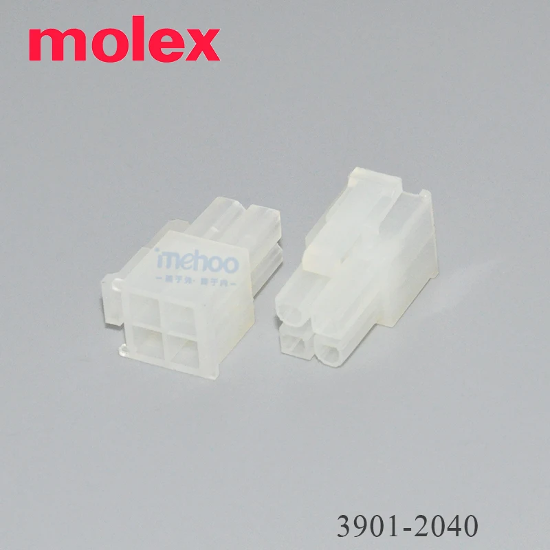 branco original de molex 5557 04r 39 01 2040 4p 100 pces 02