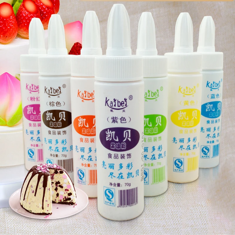 

8 Bottles Cake Powder Fudge Baking Pigment Fruit Powder Baking Accessories Chocolate Mold