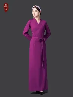 Chinese Tibetan Clothing Female Tibetan Dance Performance Clothing