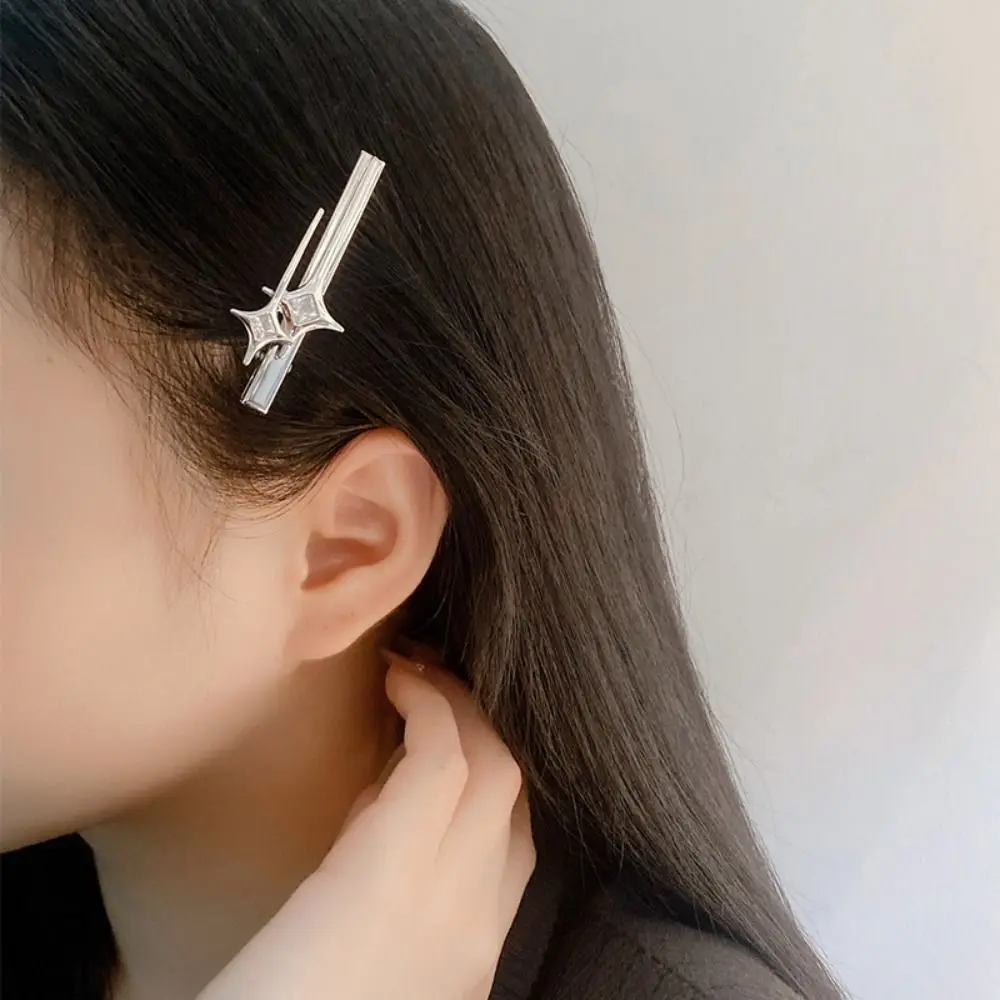 

Metal Hairpins Hair Barrette Diamond Silver Hair Clips Hair Clips for Women Spicy Girl