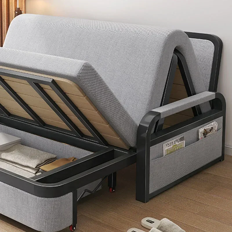 Foldable Queen Sofa Beds King Single Modern Living Room Adjustable Bed Frames Multifunctional Storage Camas Dormitorio Furniture