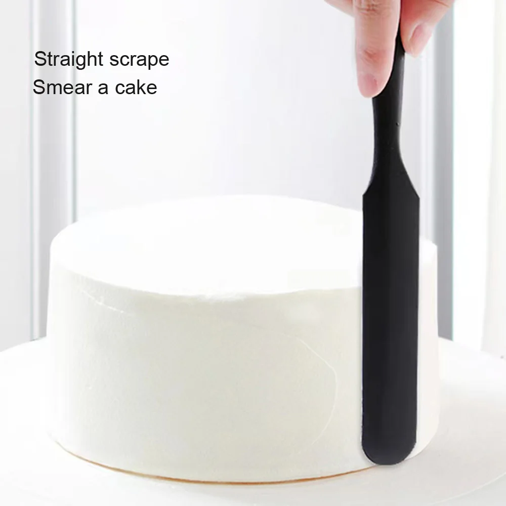 Enhanced Silicone Cream Scraper and Heat-Resistant Spatula