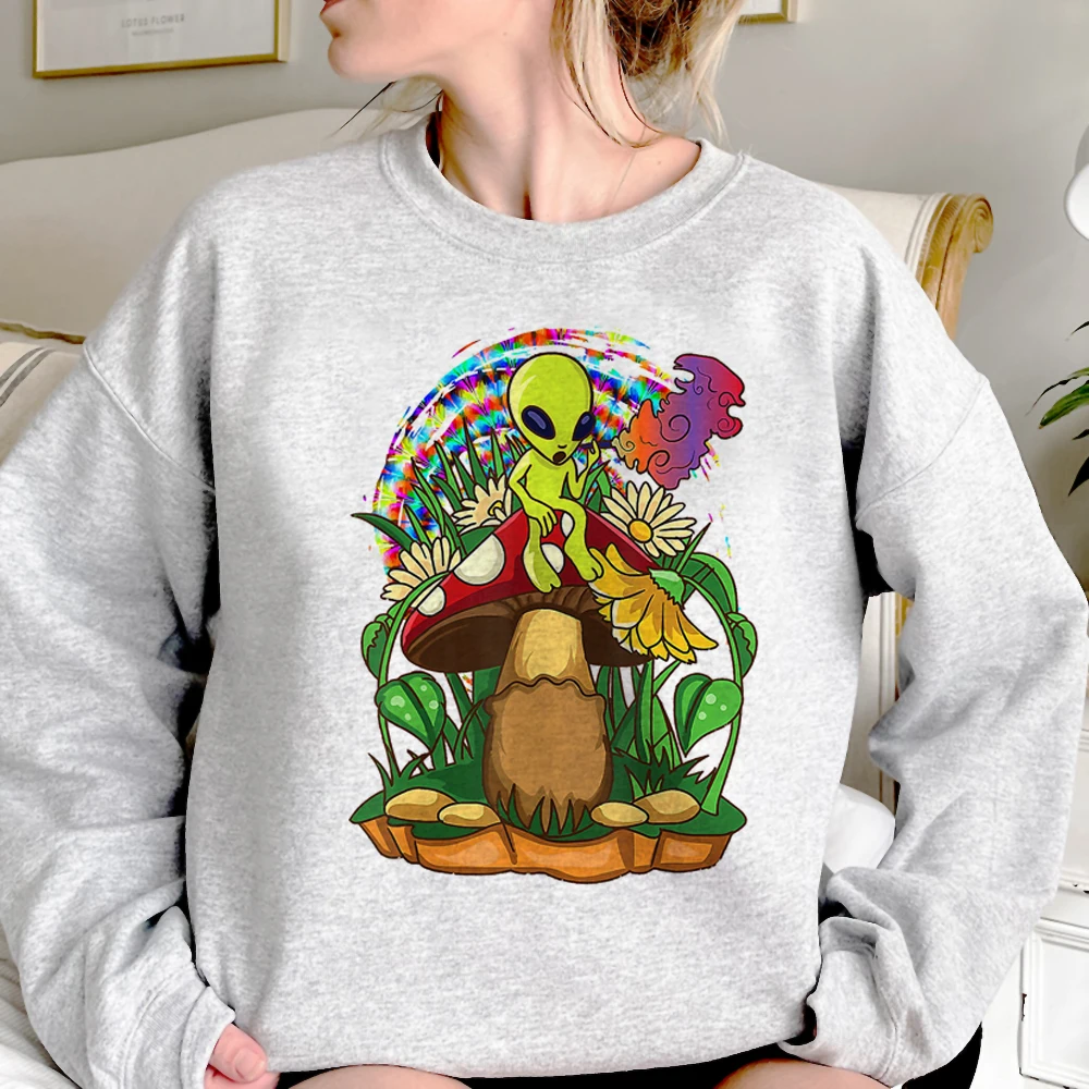 

Волшебные грибы, инопланетянин, брикет, Женский винтажный уличный спортивный костюм в Корейском стиле, Женский пуловер с рисунком из аниме