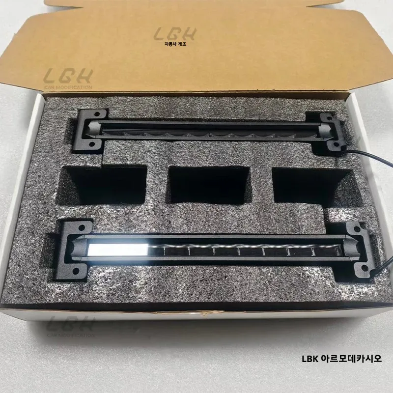 랜드로버 디펜더 L663 2020-2025, 숨겨진 하단 그릴 LED 스포트라이트 키트 방수 차량 외부 조명
